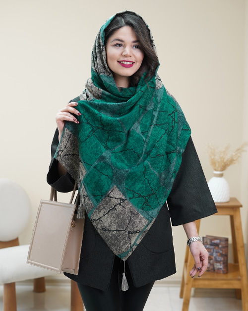 شال زنانه طرحدار کد 15341