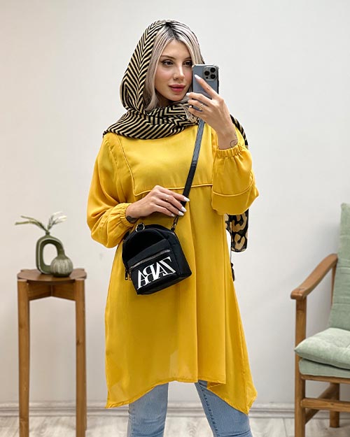 مانتو جلوبسته آبشاری کد 2781
