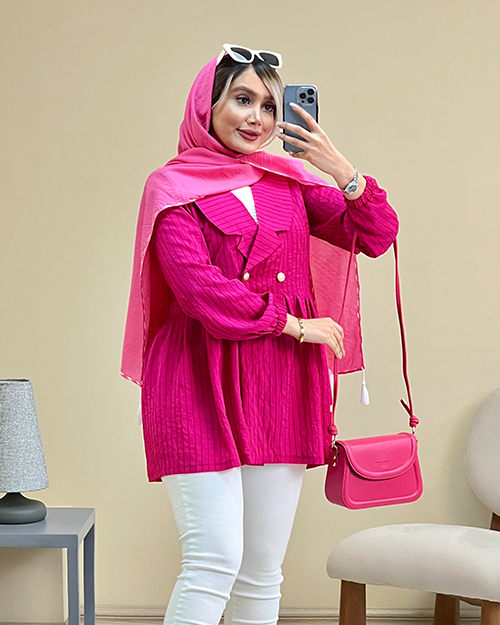 مانتو عروسکی کوتاه کد 15728
