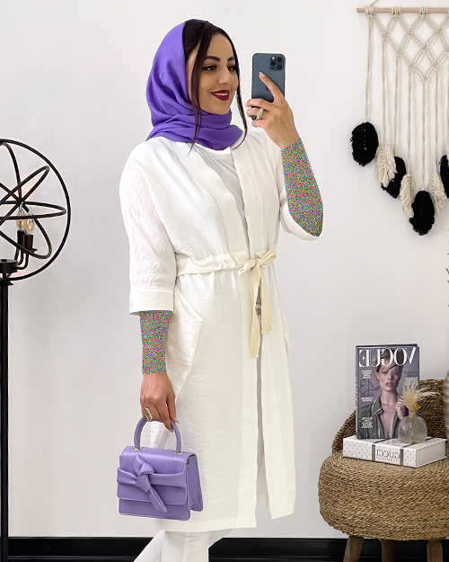 مانتو بابوس کمردار کد 4425