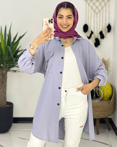 مانتو فانتینی تک جیب کد 4967