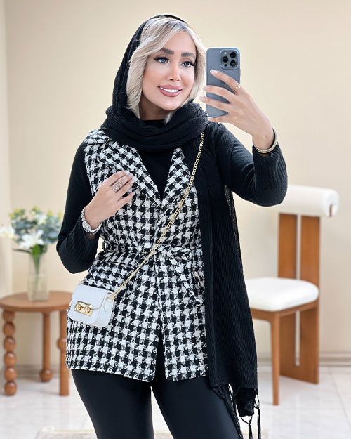 وست یقه انگلیسی زنانه کد 16896