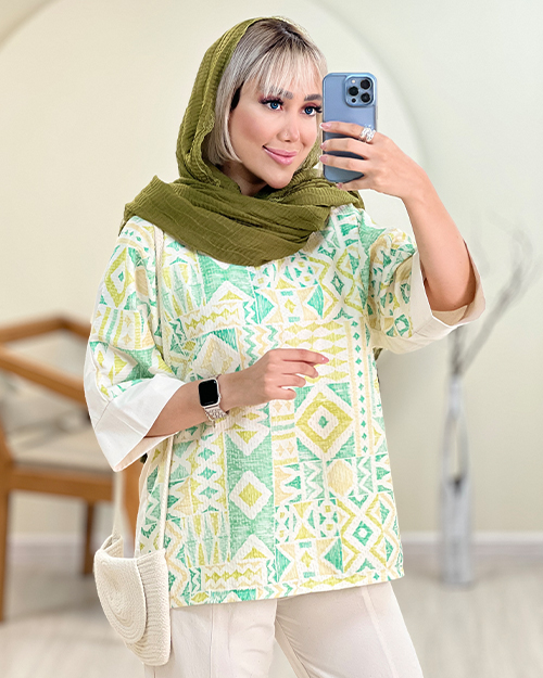 ست شومز و شلوار لینن کد 17561