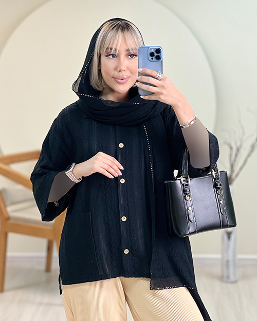 شومیز جلو دکمه مراکشی کد 17769