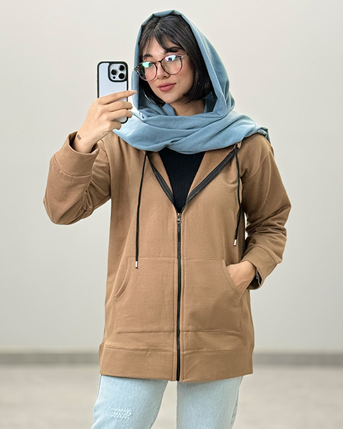 سوییشرت کلاهدار کد 18158