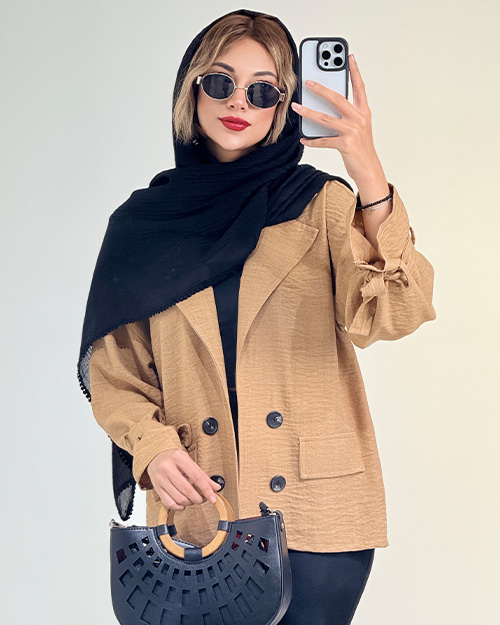 مانتو آستین بندی کد 19032