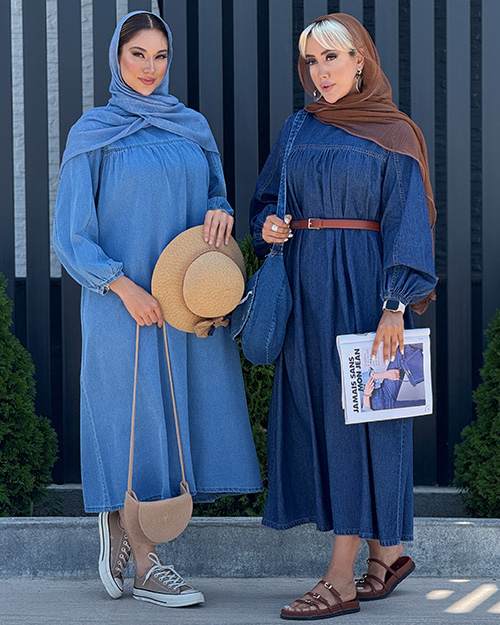 پیراهن جین کد 17937