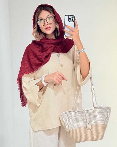 شومیز جلوبسته صوفیا تولید ایواز کد 19207