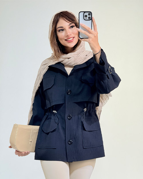 بارانی کمرگتر کد 19713