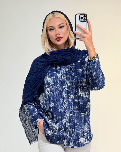 شومیز ریما طرحدار کد 19782