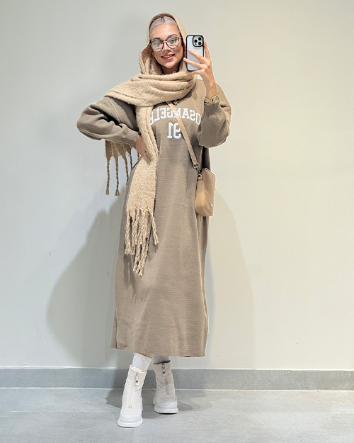 پیراهن بافت LA کد 19810