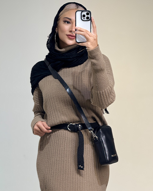 ست بلوز و دامن بافت کد 19809