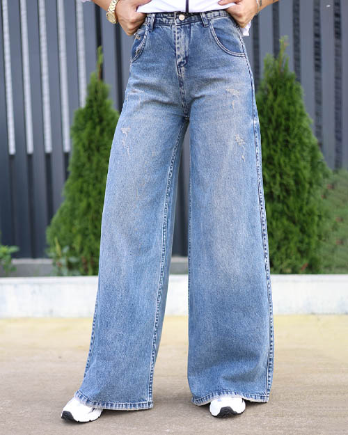 شلوار جین فول بگ کد 19851