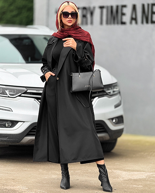 بارانی بلند تولید ایواز کد 19645