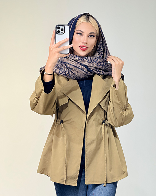 بارانی کمرگتر کد 19704