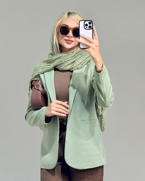 کت تک دکمه دوجیب تولیدایواز کد 19452