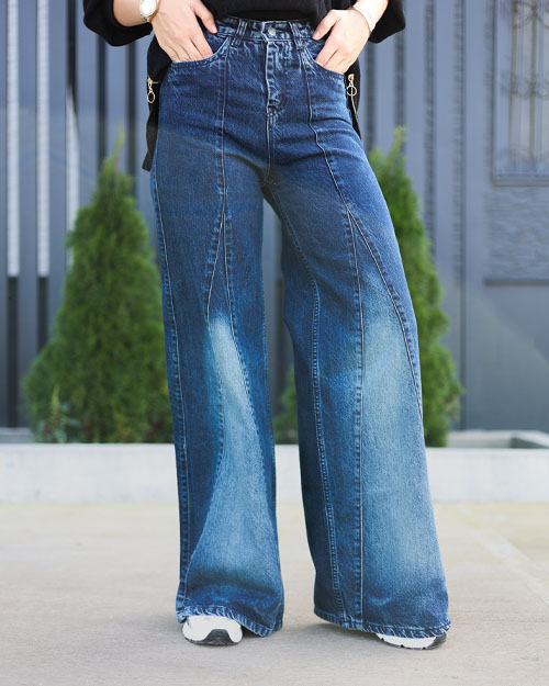 شلوار جین شافل کد 19889