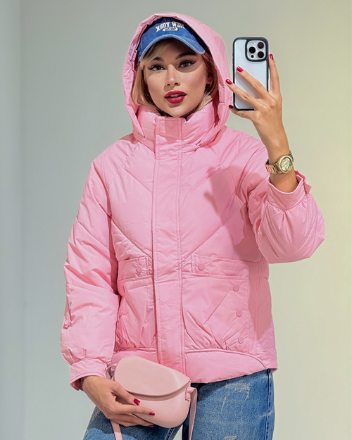 کاپشن وارداتی طرح دار کد 19993