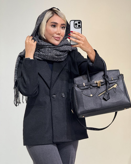 پالتو فوتر دو دکمه کد 20079