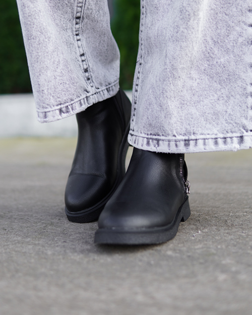 نیم بوت بغل زیپ کد 19864