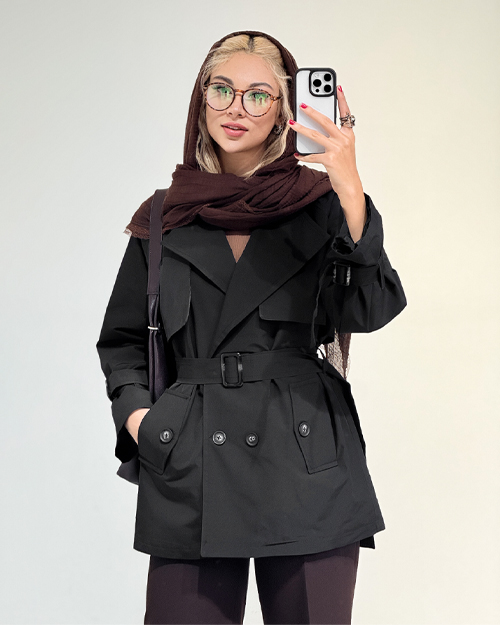 بارانی چهار دکمه تولید ایواز کد 20089