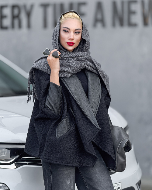 پالتو پانچ سقه آرشال کد 20143 