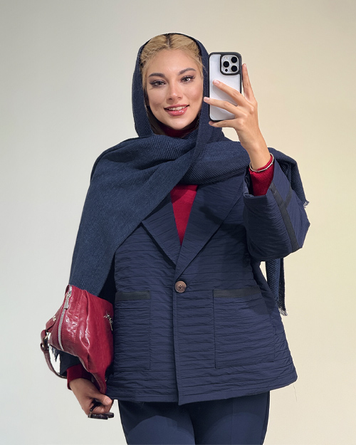 بارانی کرکره ای آستردار کد 20238