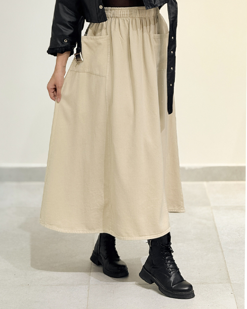 دامن دو جیب کد 20263 