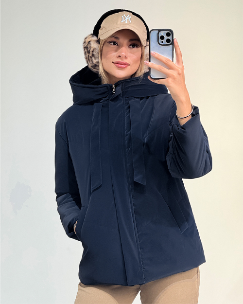 کاپشن بنددار کد 20273 