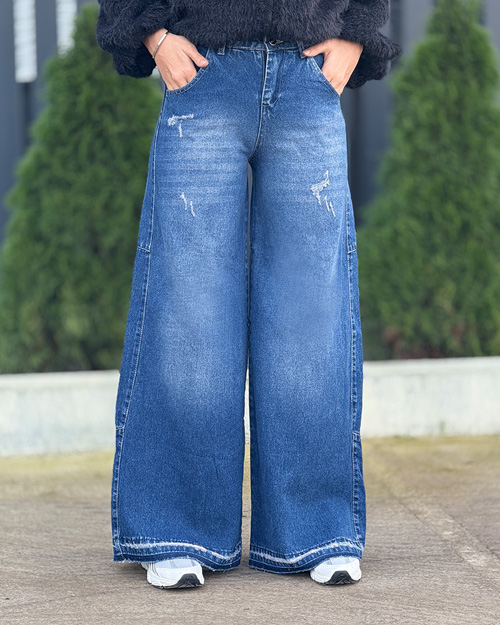 شلوار جین فول بگ کد20305