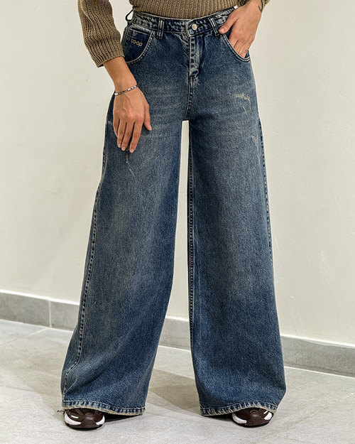 شلوار جین فول بگ کد 20204