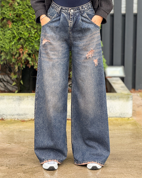 شلوار جین فول بگ کد 20208