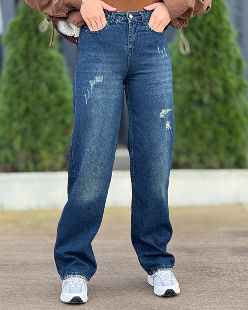 شلوار جین راسته کد 20205