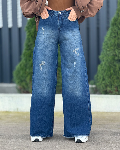 شلوار جین فول بگ کد 20308