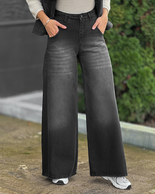 شلوار جین فول بگ کد 20317