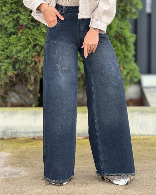 شلوار جین فول بگ کد 20316