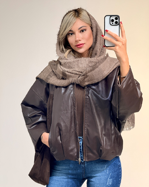 کت چرم داخل کرک کد 20349