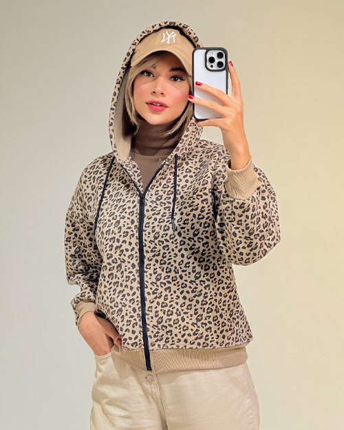 سویشرت پلنگی کد 20348