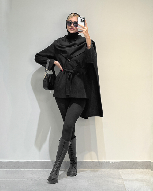 پالتو شالدار کد 20367