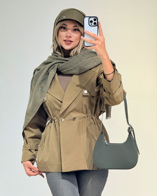 بارانی کمرگتر کد 20351