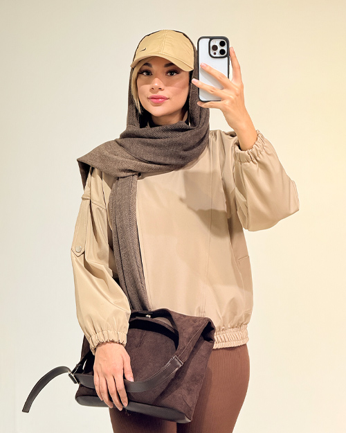 بامبر سانتانا یقه ایستاده کد 20386