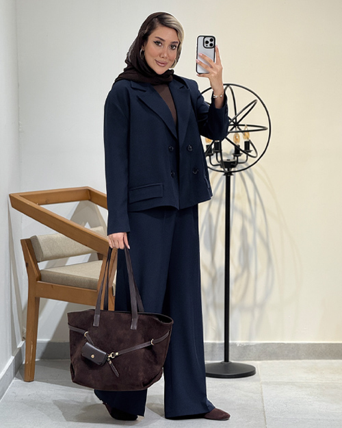 کراپ کت و شلوار کد 20593