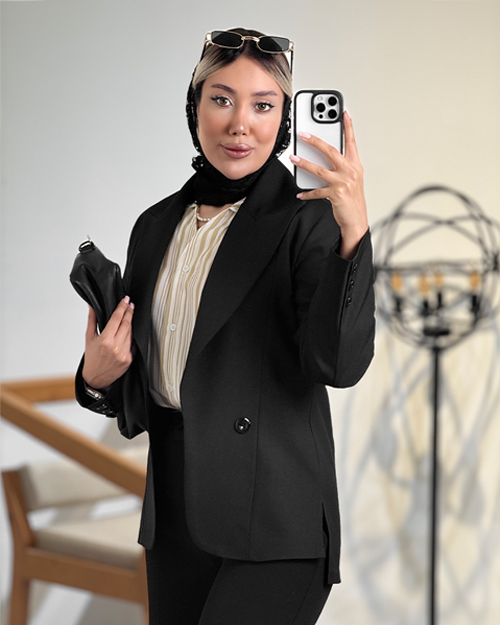کت یقه بلیزر کد 20594