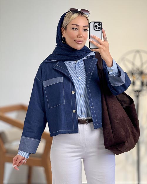 کراپ جین کاغذی کد 20712