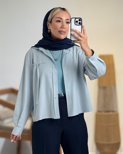 شومیز پاپیون کد 20722