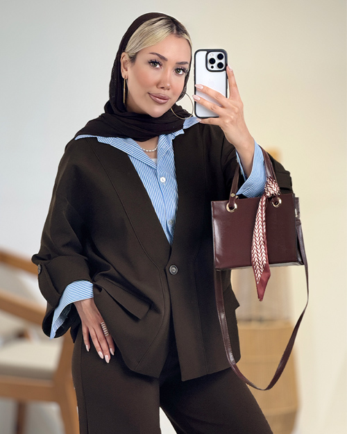 کت یقه هفت مغزی تولید ایواز کد20586