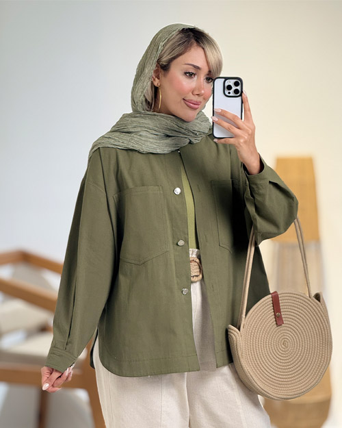 شومیز دوجیب تولید ایواز کد 20544