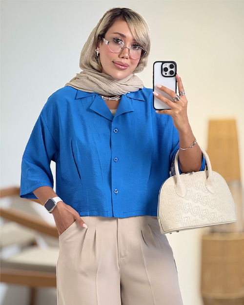 شومیز جلو پیله کد 20902