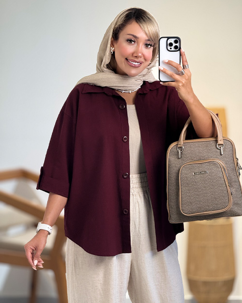 شومیز بهاره لینن کد 20959