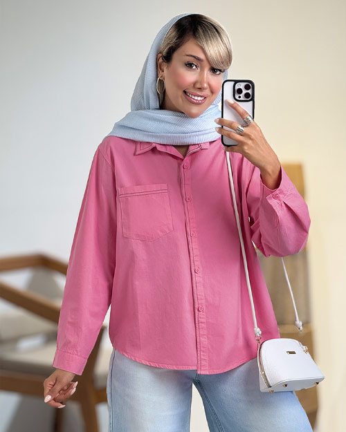 شومیز وارداتی دوخت نما کد 21033